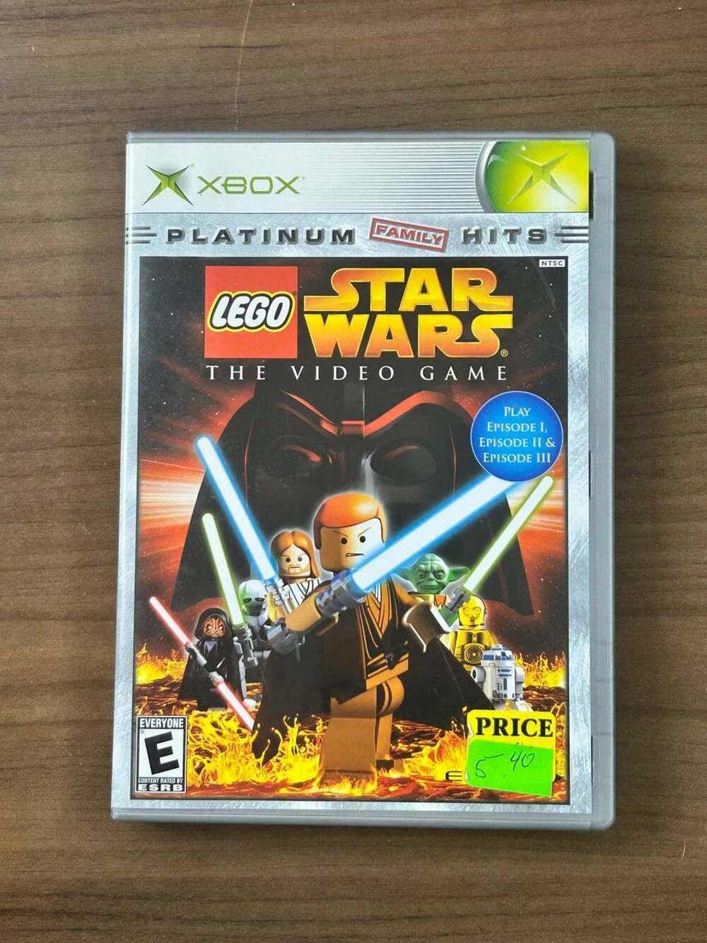 LEGO Star Wars The Video Game Xbox Platinum Family Hits With Case & Manual